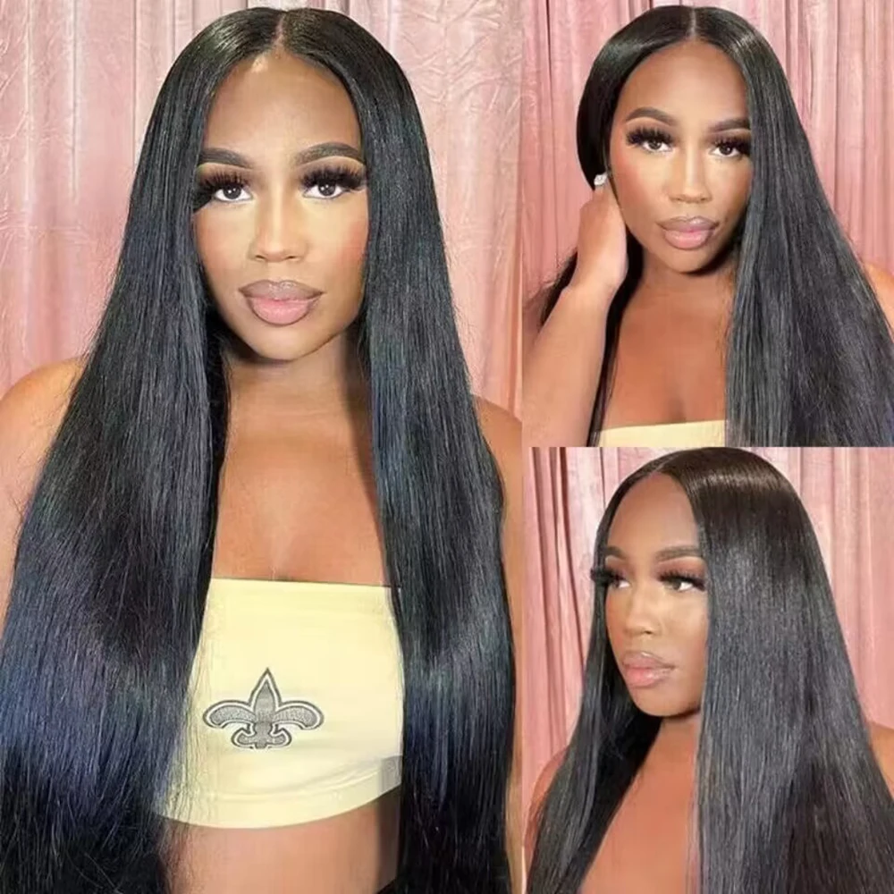40 52 Inch Bone Straight Transparent 13x6 Lace Frontal Human Hair Wigs 200 Density Brazilian Remy 13x4 Lace Front Wig Women human hair wig,lace front wig,human hair wigs,front lace wig