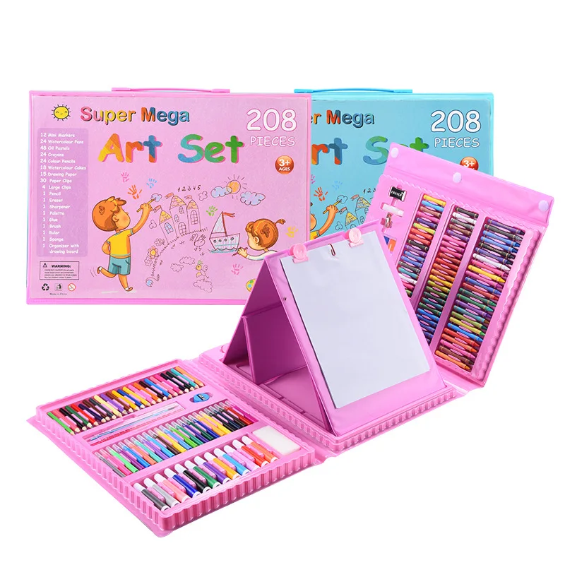 Art Supplies,208 Pack Art Set Drawing Kit for Girls Boys Artist