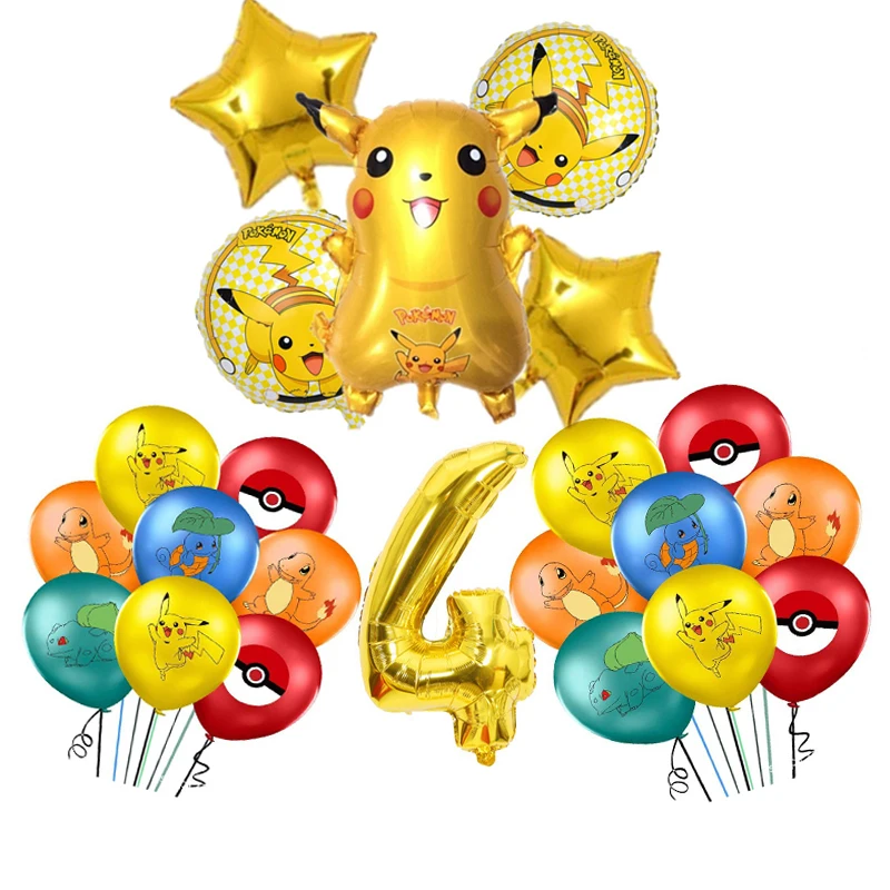 number balloon 4