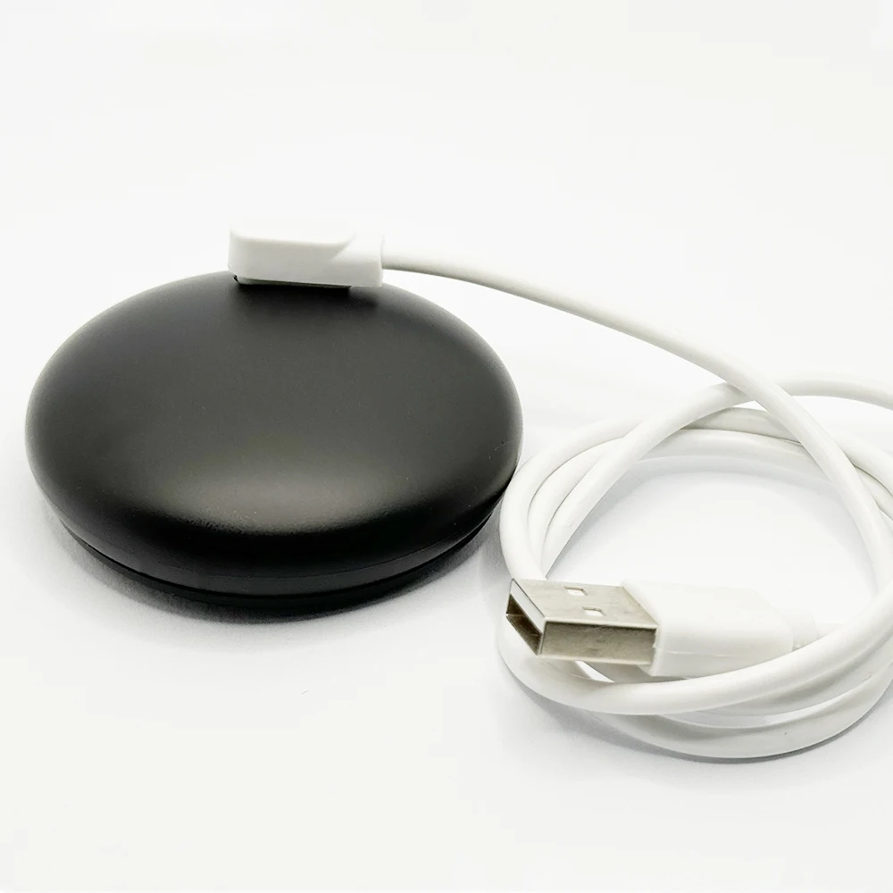 A4 button with WiFi connection and magnet charge pins