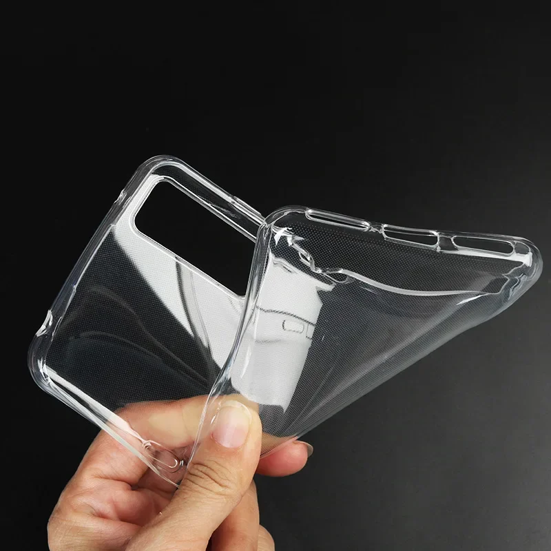 Crystal Clear Soft TPU Protective Case - Transparent Silicone Cover