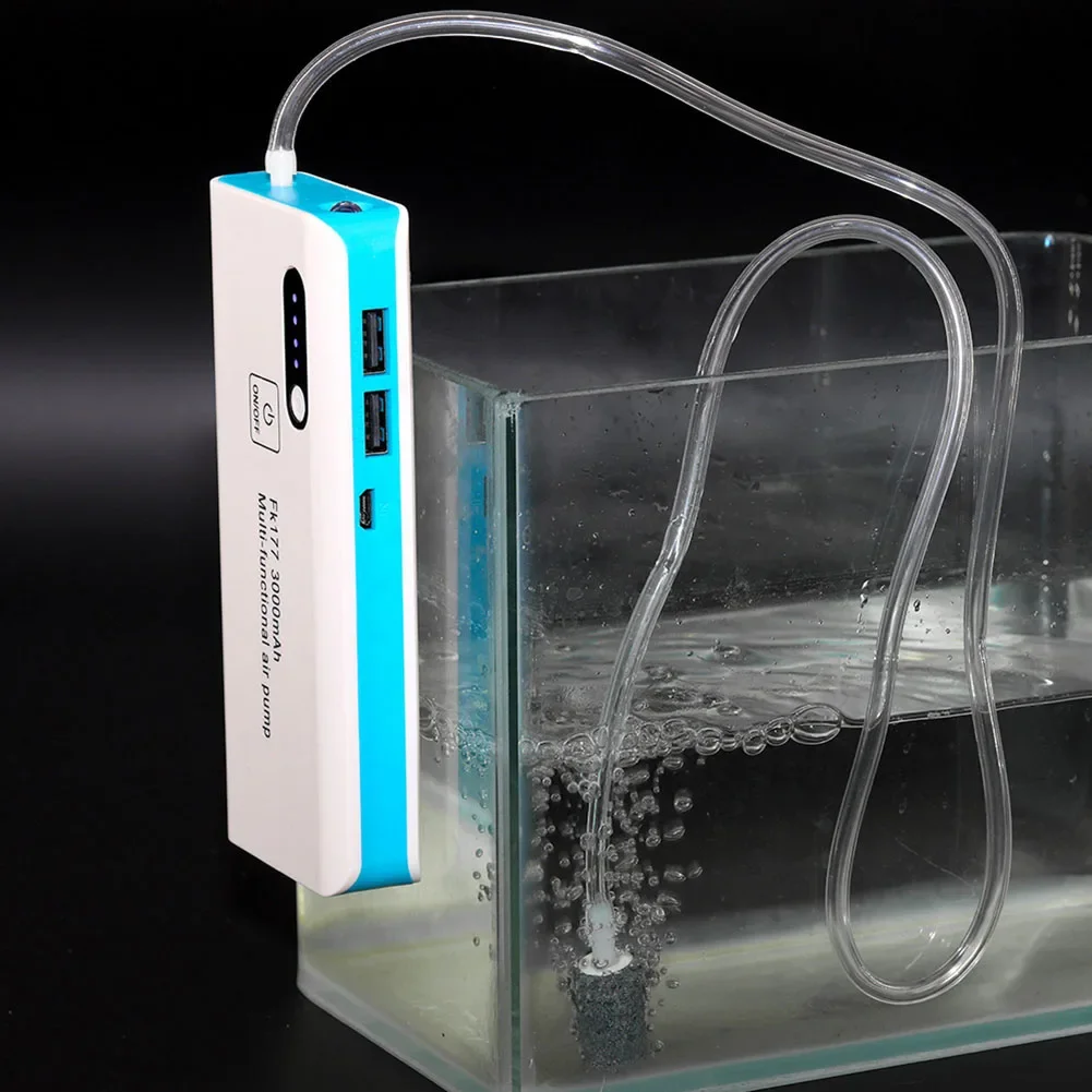 Fishing Aerator Air Pump USB Charging Oxygen Pump Car Oxygenated Portable Fish Tank Aerator Outdoor Fishing
