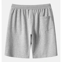 2024 Summer New Men Casual Shorts USA SIZE M L XL  Men Solid Color Cotton Running Shorts Drawstring Shorts Male 2