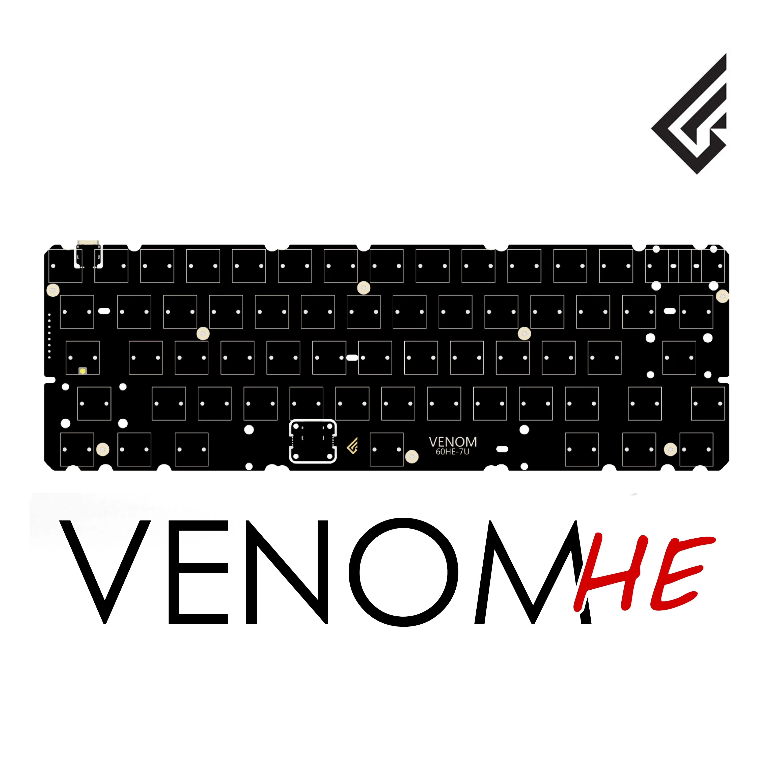 韓国 Geonworks Venom 60 HE 磁気スイッチキーボード PCB E スポーツ