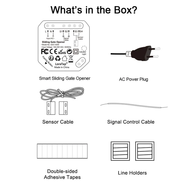 WiFi Garagedeuropener Afstandsbediening, Universele Adapter Intelligente Slimme Garagedeuropener Afstandsbediening voor Garage (EU-stekker