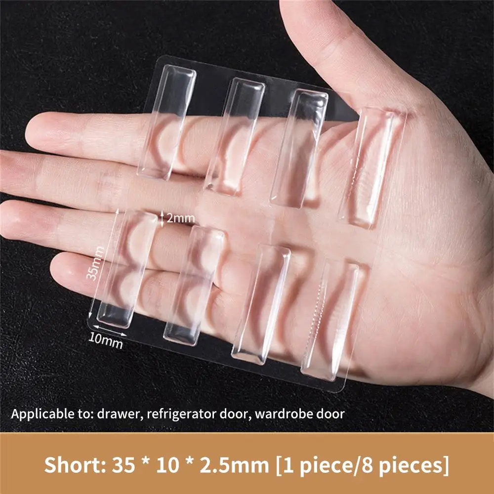 Door Stopper Silicone Anti-collision Door Sticker Silent Handle Self Adhesive Fridge Bumper door stopper silicone door stopper door stopper bumpers silicone rubber bumpers silicone door sticker