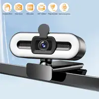 Full HD 1080P 2K 4K Webcam with Microphone PC Laptop Auto Focus Webcam Live Streaming Flexible Live Broadcast and Light Webcams - Image 4