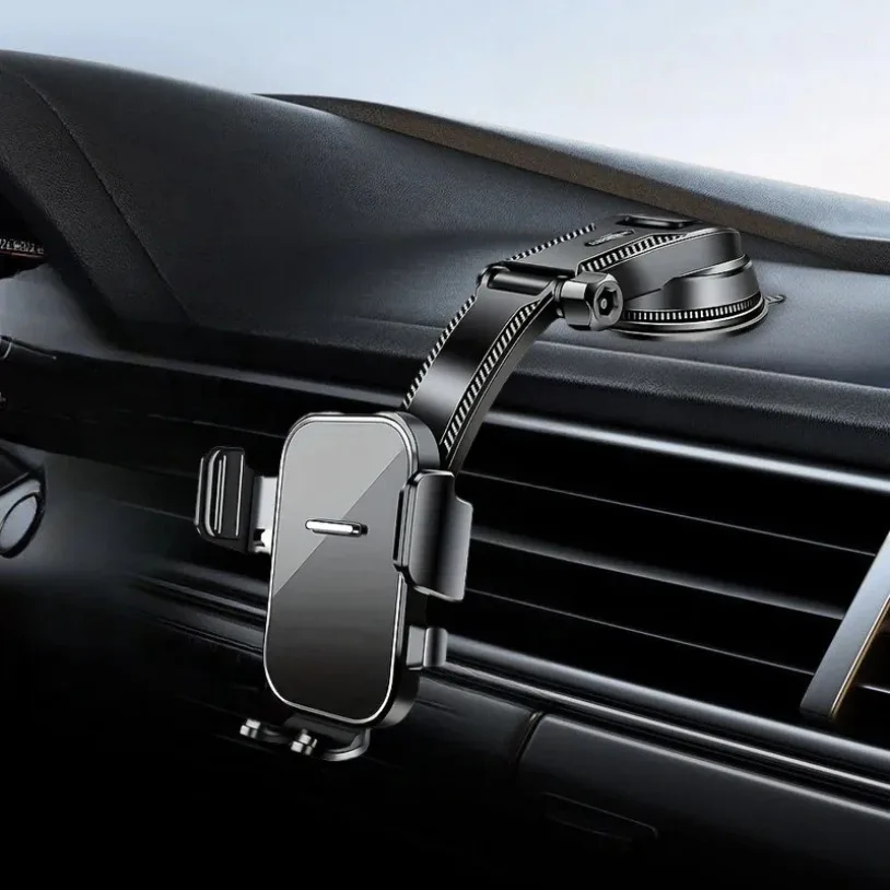 Universal Auto Cellphone Navigation Holder Car Phone Bracket Dashboard Desk Windshield Hanging Phone Holder 360 Degree Rotation