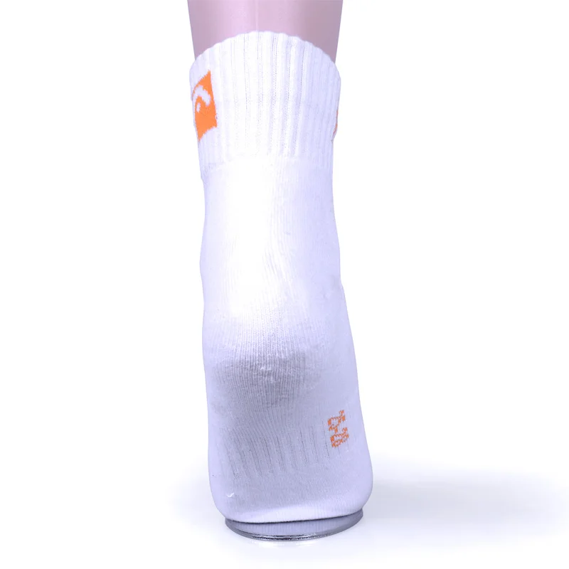 3 pairs of socks Head white men and women Sports sock cotton tennis sports Middle tube sock Sweat thickening Sock