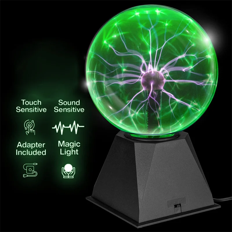 Magic Crystal Plasma Ball Touch Lamp, Novidade