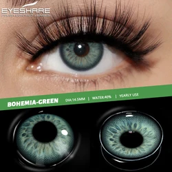 Vibrant Color Contact Lenses for a Natural Cosmetic Look (BOHEMIA - GREEN)