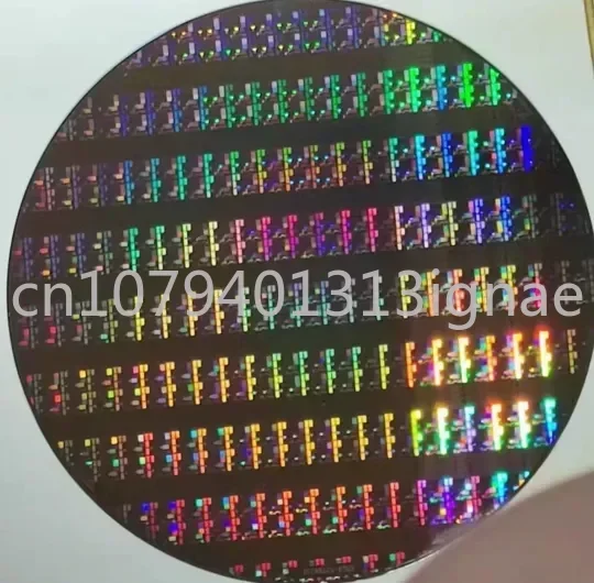 12 Inch CPU Wafer Silicon Science Technology Pendulum Piece Birthday Gift Photoetching Circuit Chip Semiconductor Silicon Wafer