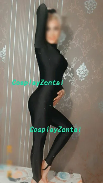 

Черные высококачественные мягкие комбинезоны Zentai из спандекса, леггинсы с лямками, костюм зентай без маски, без перчаток