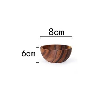 Acacia Wood Serving Bowls 7