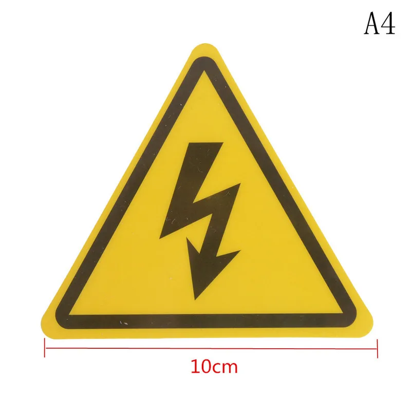 2PCS Danger High Voltage Electric Warning Safety Label Sign Decal Sticker PVC Material