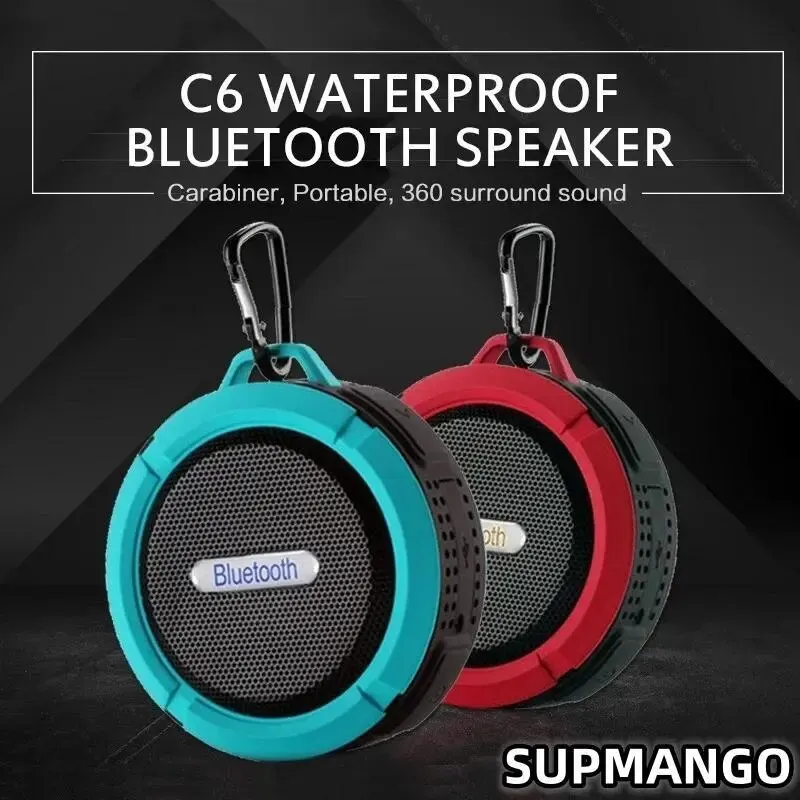 Bluetooth Speaker Bluetooth-compatible Speaker Big Suction Cup Bluetooth Stereo Outdoor Sports Mini TF Subwoofer Portable Waterproof