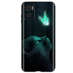 Elegant Flower Butterfly Soft Phone Case for Motorola Moto E Series (Case-c01)