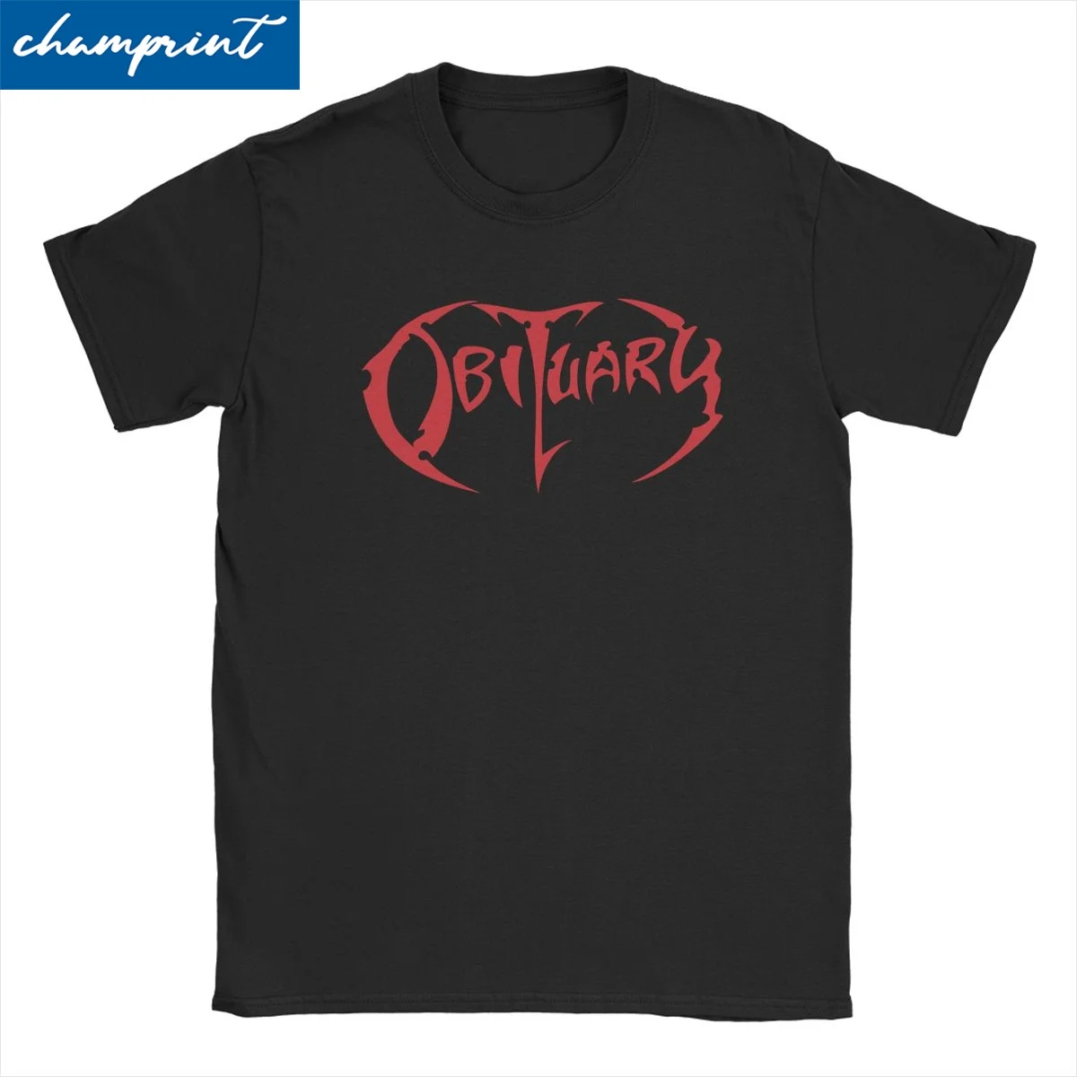 

Men Women T-Shirts American Death Metal Band Logo Music Funny Cotton Tees Short Sleeve Obituary T Shirt Clothing Summer