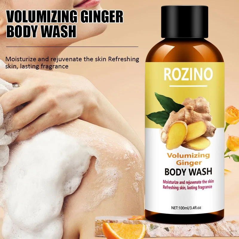 Ginger Essence Shampoo Conditioner Body Wash Soap Moisturizing Repairs Dry, Damaged Hair Anti Frizz Conditioner For Hair Growth