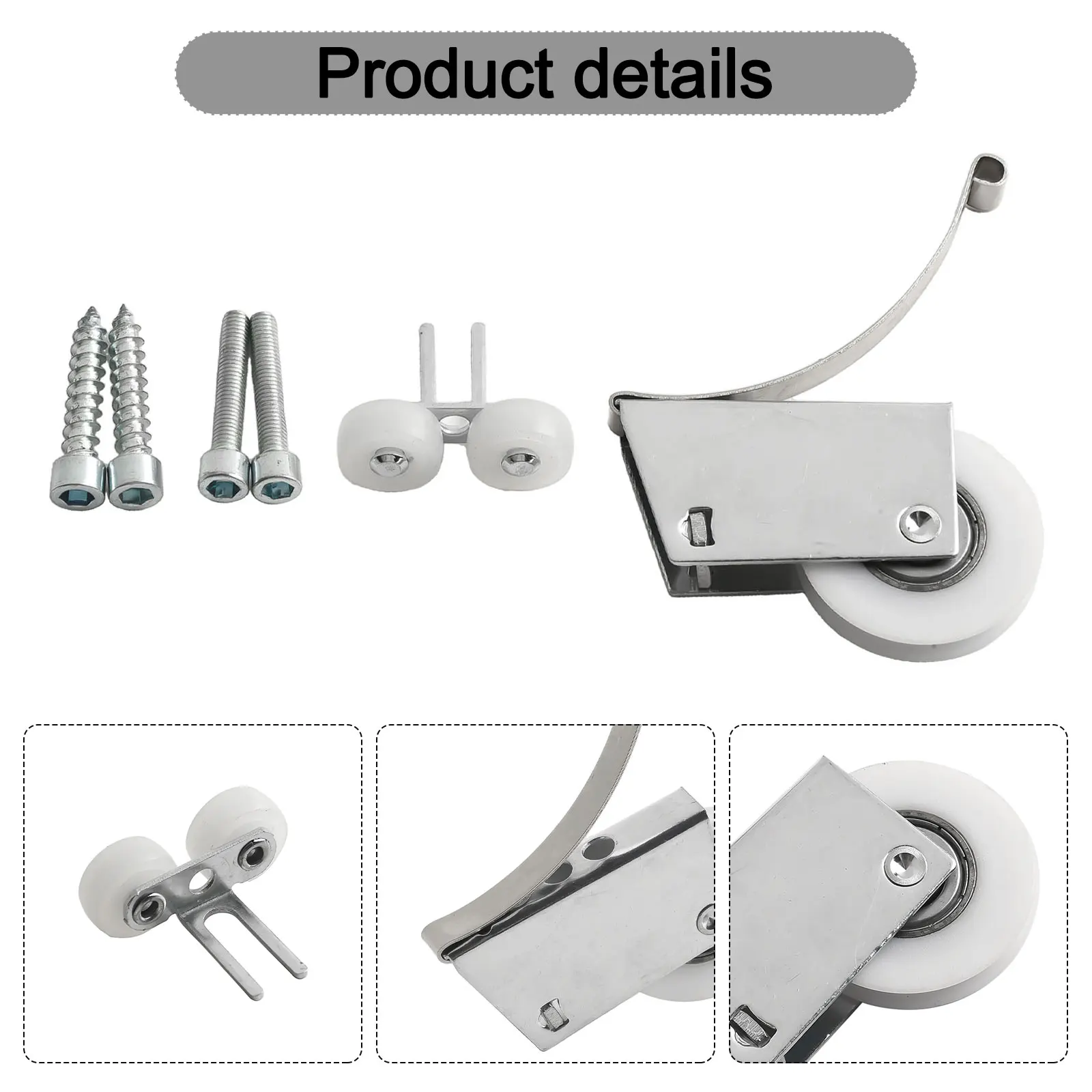 Wardrobe Sliding Door Roller Wheels Top Bottom Moving Wheel Hanging Pulley Wheel Furniture Bearing Sliding Door Silence Fittings