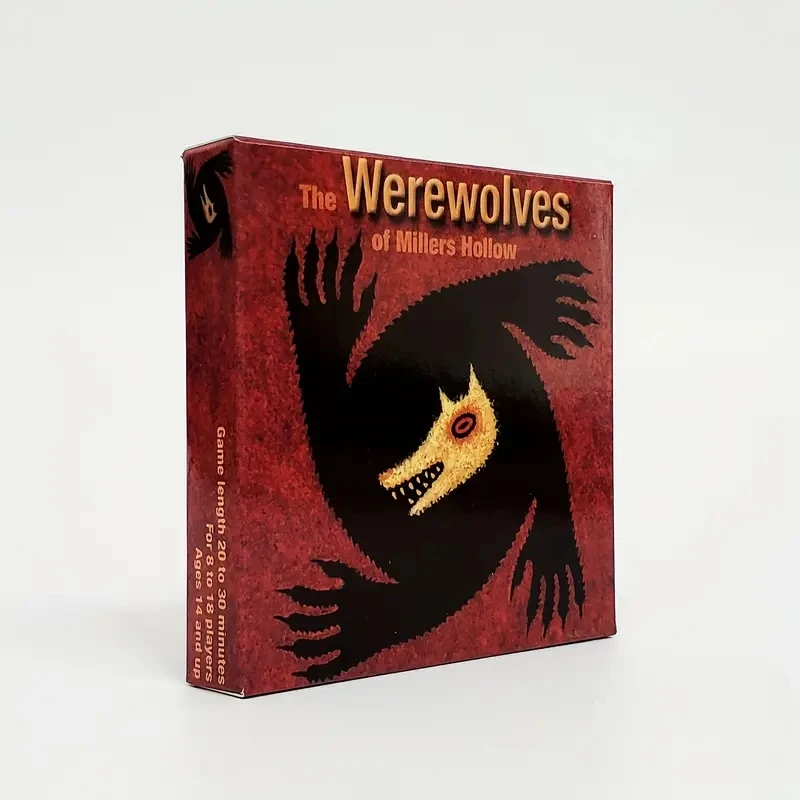 24 Werewolf Cards Board Game With Paper Guidebook Puzzle Leisure Family Friend Party