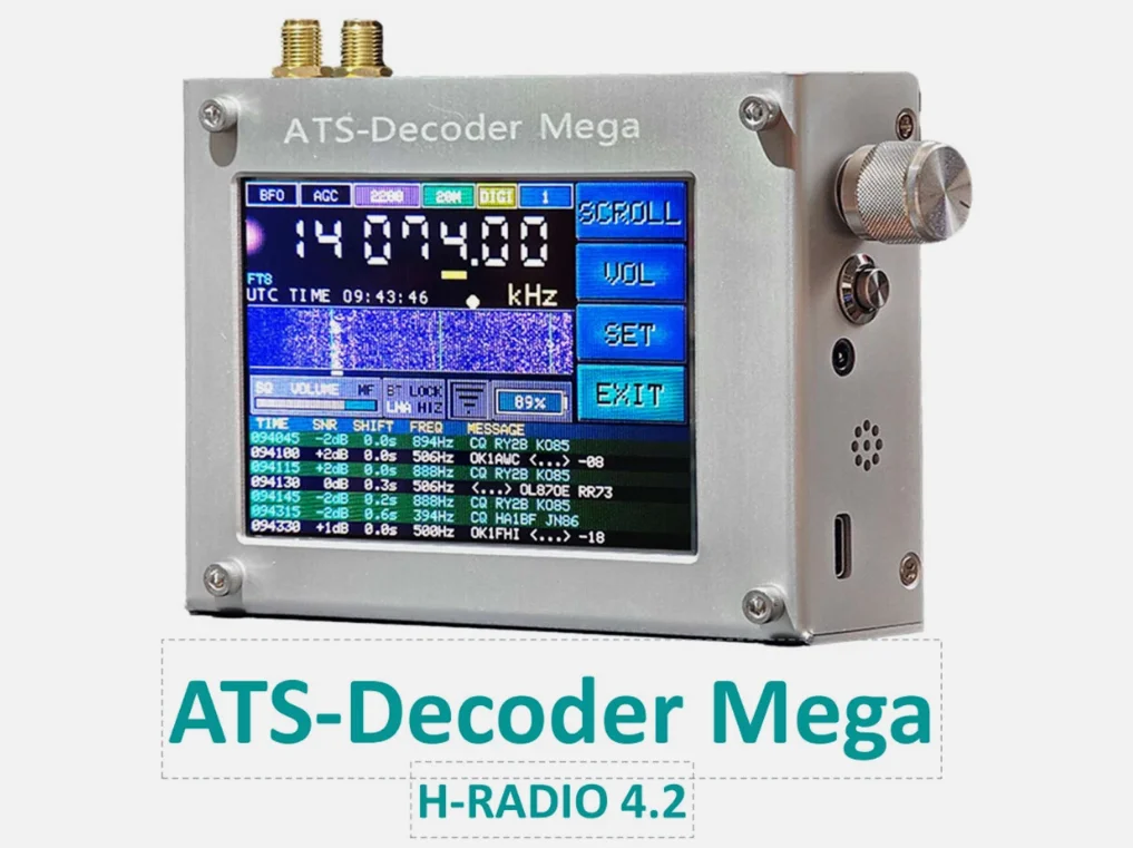 ATS-디코더 메가 Si4732 풀 밴드 라디오 수신기 FM RDS AM LW MW SW SSB DSP Si4732 ATS25 대체