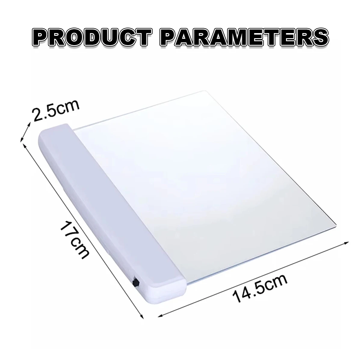 Flat Night Vision Reading Lamp Led Book Light Panel Battery Powered Lights Book Led Light Night For Reading Portable