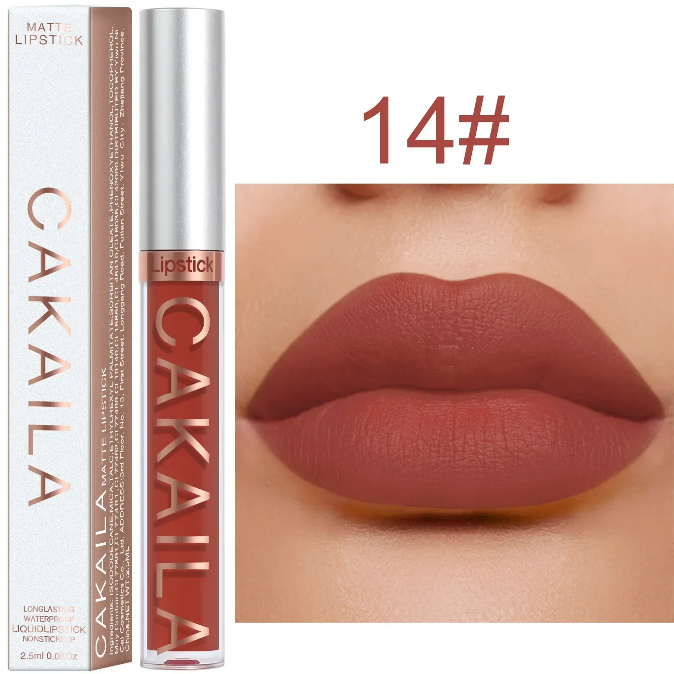 Makeup Women Beauty Red Nonstick Cup Waterproof Lip Gloss Sexy Long Lasting Velvet Matte Lip Gloss Liquid Lipstick Lip