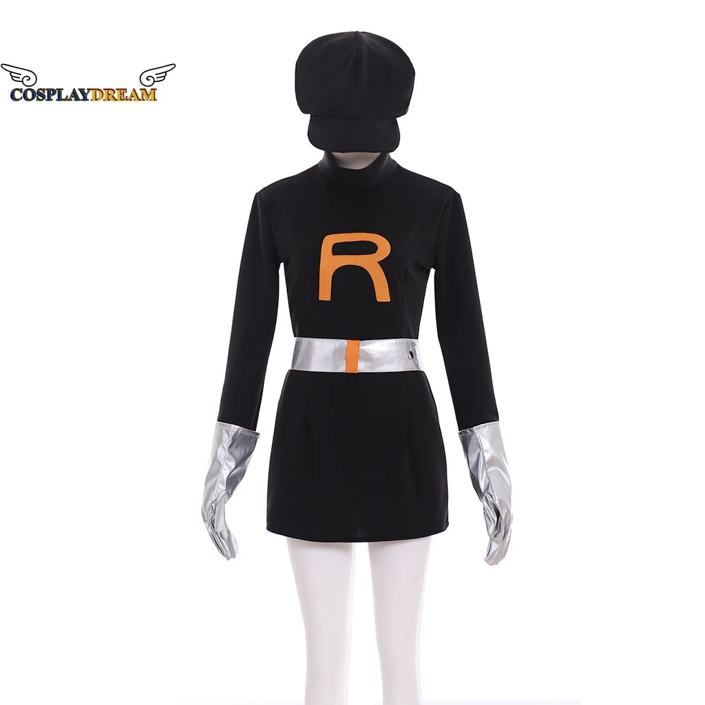 

Rocket Jessie Cosplay Costume Dress Hat Suit Game Anime Jessie Cosplay Suit for Adult Female Halloween Costume Full Set