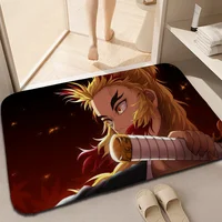 Foot Mat D-Demon Slayer Game Aesthetic Room Decoration Custom Home Carpets for Bedroom Carpet for Kitchen Customized Floor Mats 1