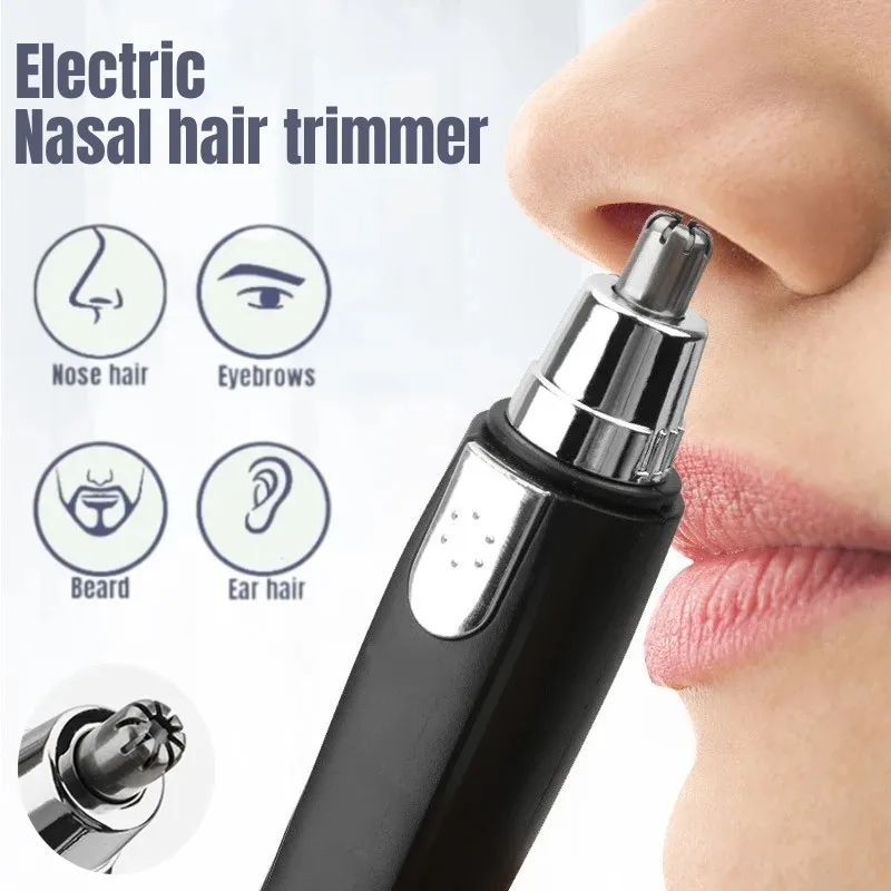 Electric Nose Hair Trimmer Implement Shaver Clipper Men Women Ear Neck