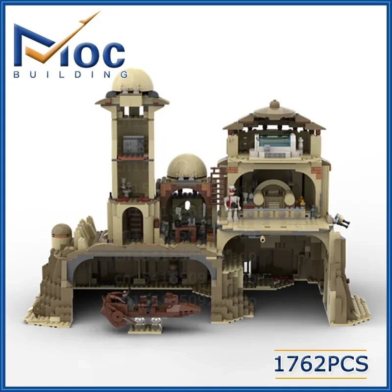 

1762 шт., высокотехнологичные пластиковые строительные блоки MOC, кирпичи Boba Fett, серия престолов, космоса, креативные строительные игрушки «сделай сам»