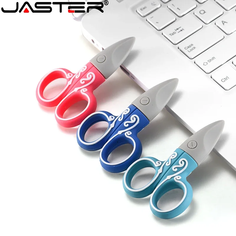 Cartoon USB Flash Drives Blue Sewing machine Pen Drive Scissors Pendrive tailor Creative Gift Ruler Memory Stick 128GB 64GB 32GB usb flash drive flash drive type c pendrive