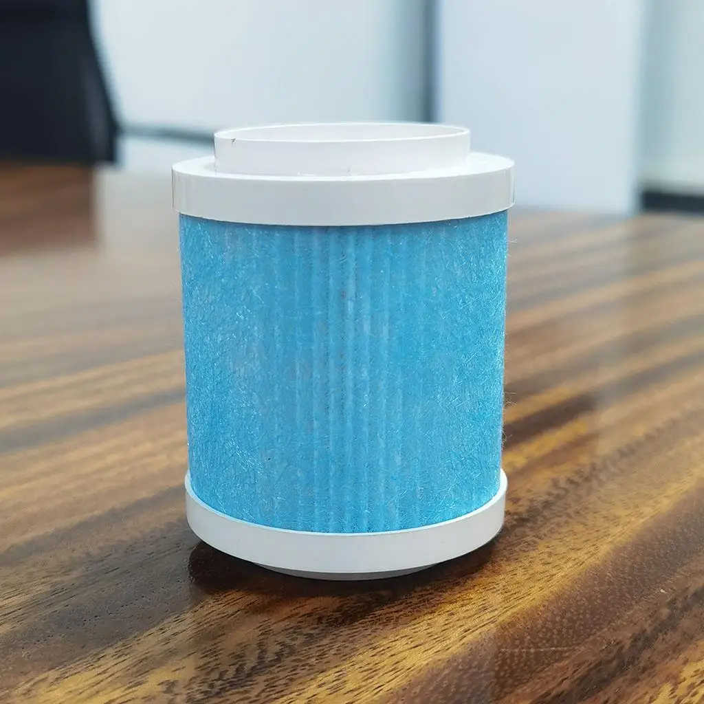 Détail du panneau de contrôle tactile du purificateur d'air HEPA portable silencieux pour maison bureau voiture.