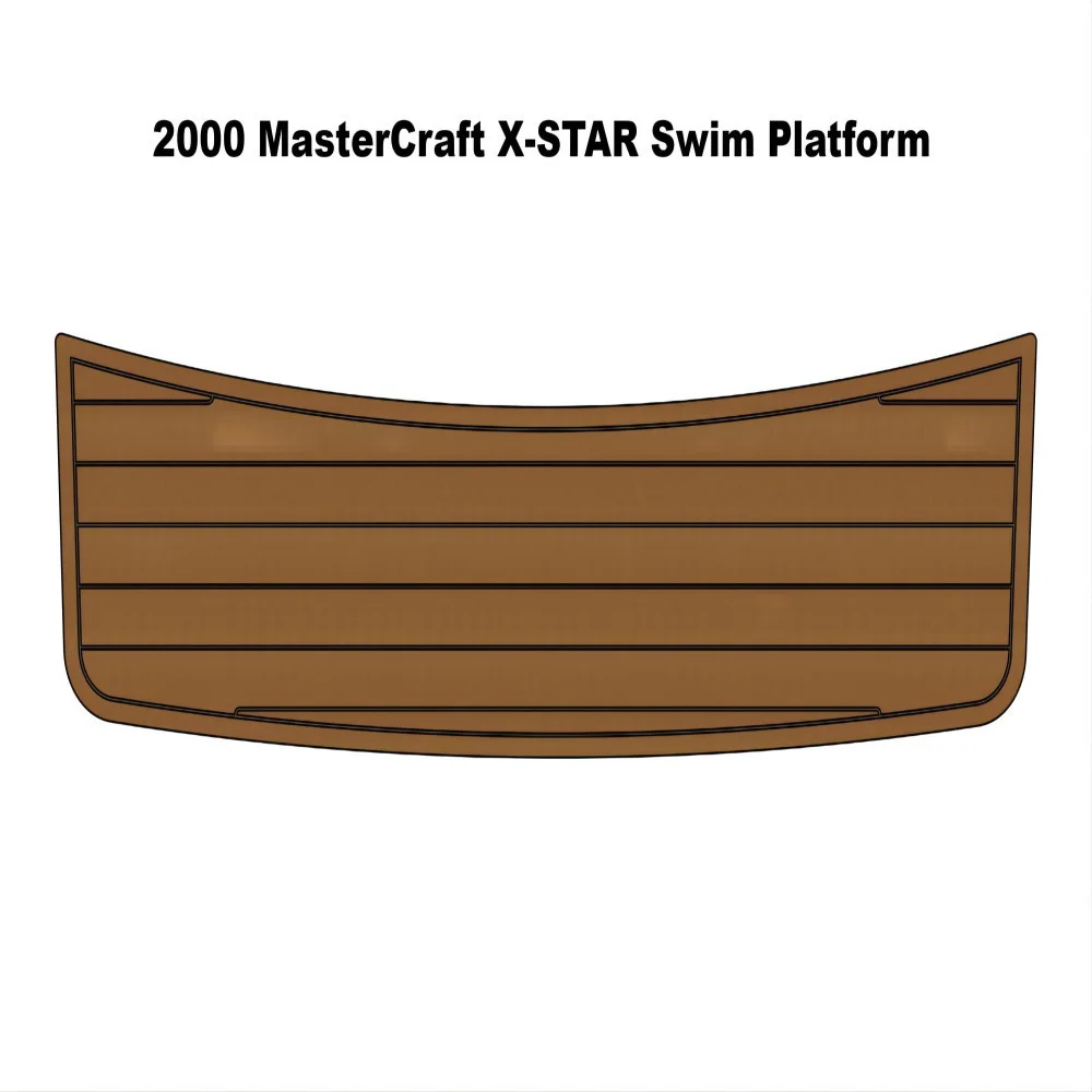 Quality 2000 MasterCraft X-STAR Swim Platform Pad Boat EVA Faux Foam Teak Deck Floor Mat