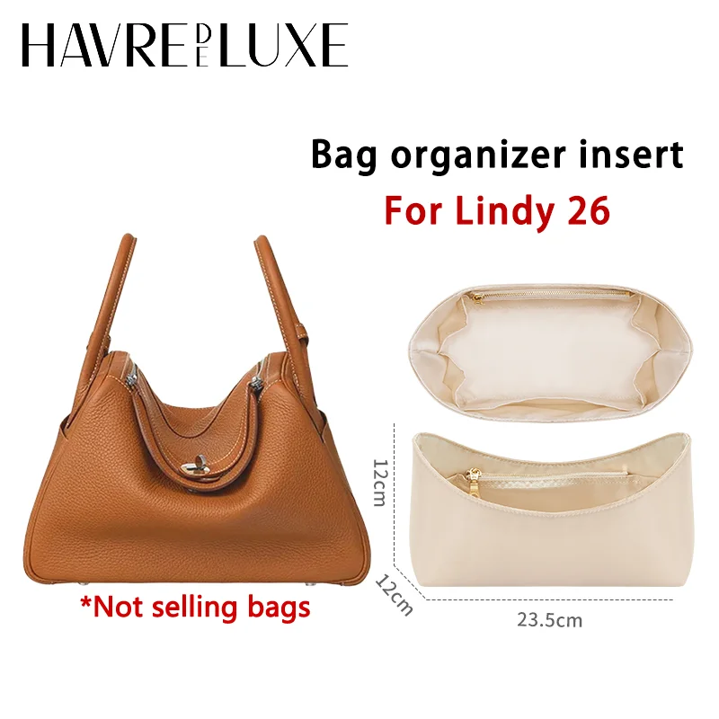 Insert organisateur de sac pour Lindy 26, rangement en nylon, sac durable, support de rangement, modification intérieure, accessoires de sac 1