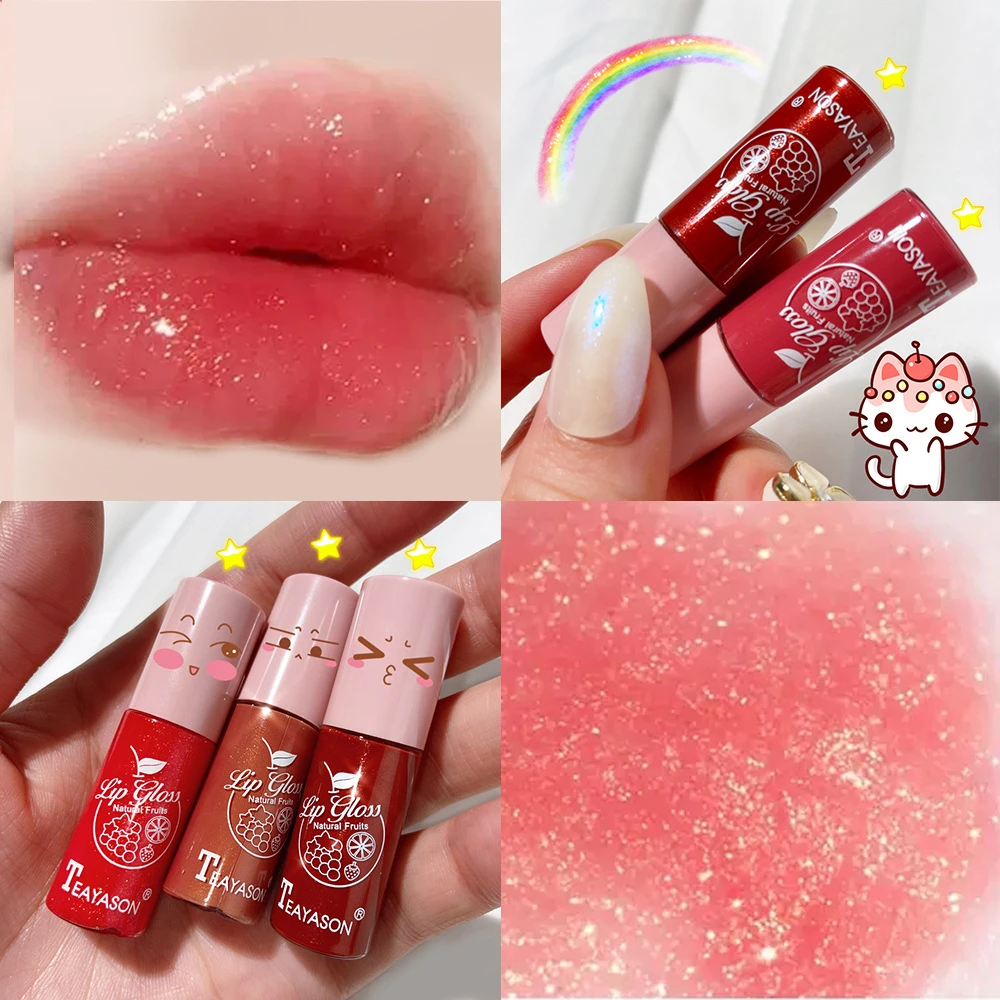 Mini L quido Imperme vel Lip Gloss Antiaderente 24 Horas De Longa