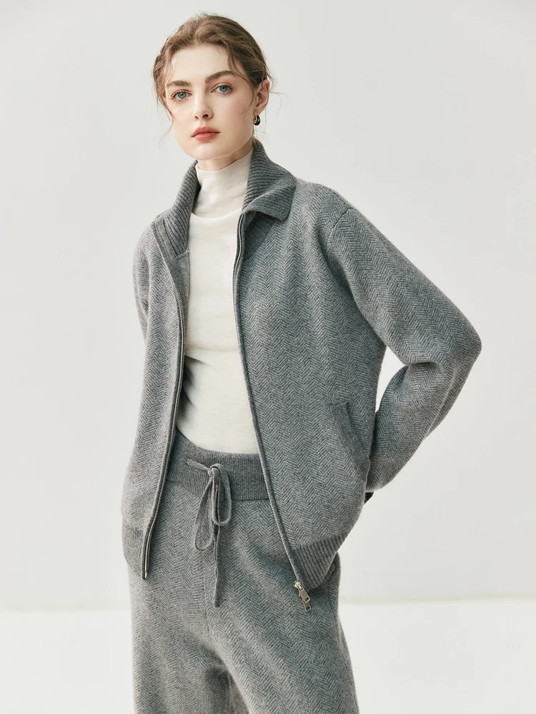 Yan Grey Cardigan
