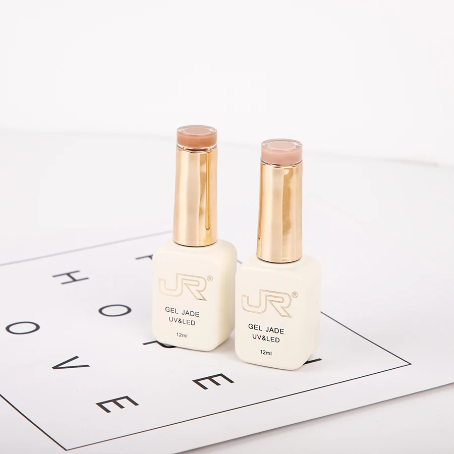 JR10pcs12ml30 color lasting Summer Ice Nail Varnish Set UV/LED Color bottle color cover Spring black and white powder Macaron mu 4