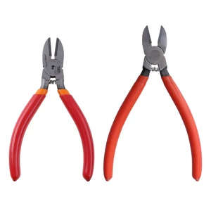 5/6 inches Flat Nose Pliers Industrial Grade Cutting Tool Professional Wire Cutter Energy-saving Plier Cutter Orange