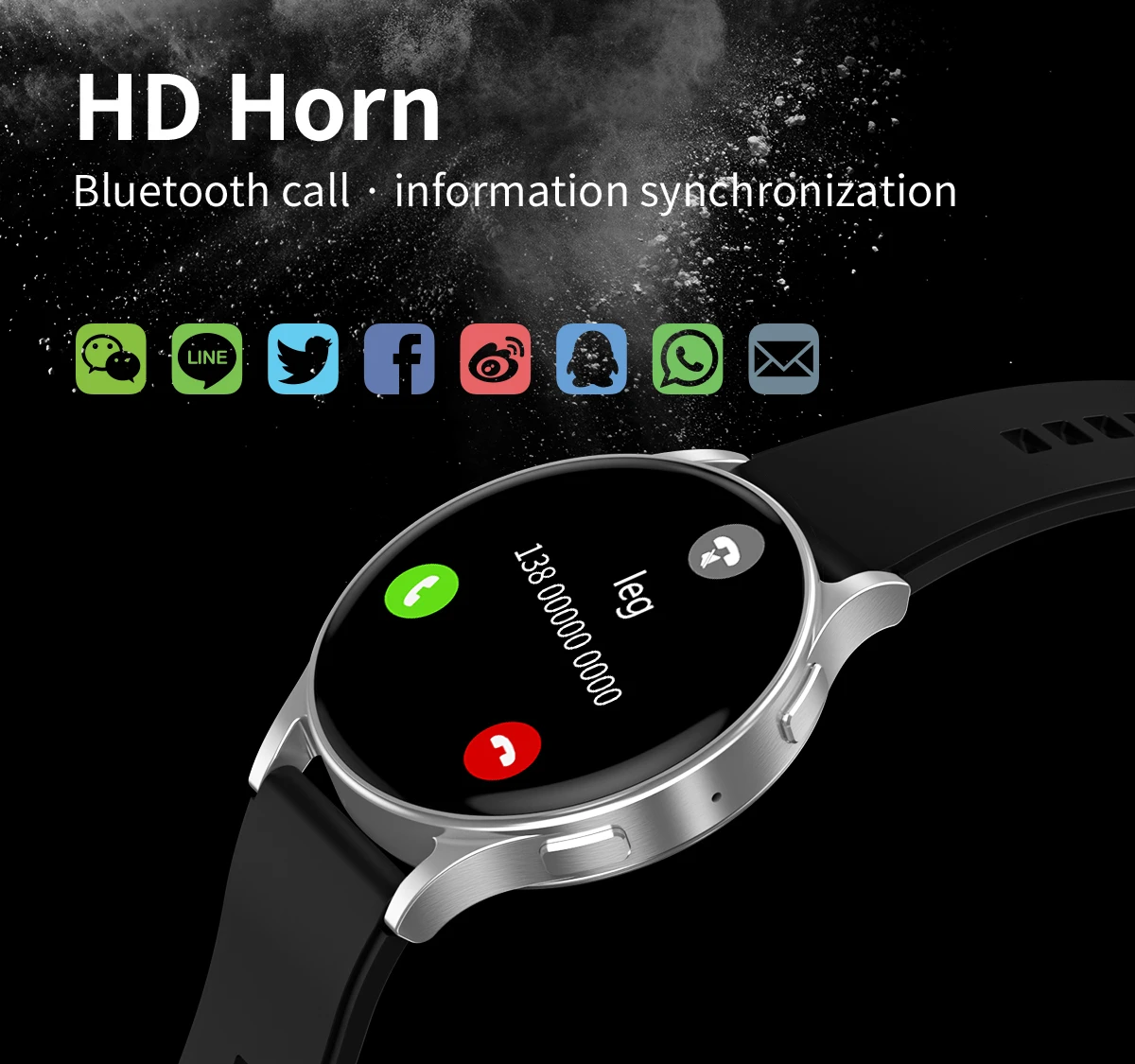Montre connectée de sport et de fitness ultime avec appels Bluetooth et surveillance de la fréquence cardiaque