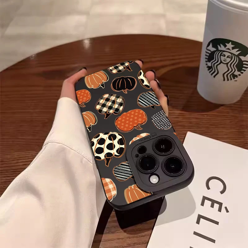 Halloween Premium Pumpkin Pattern Shockproof Soft Case Cover