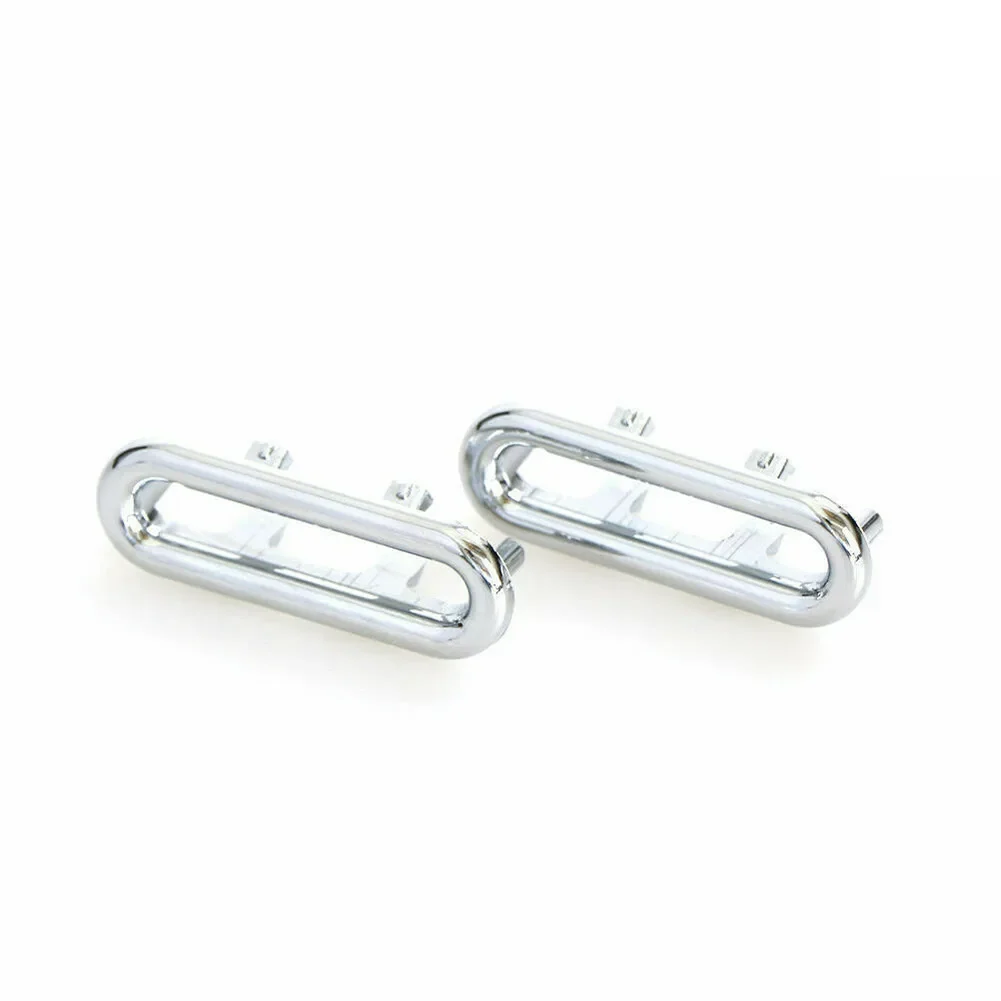 Replacement Basin Sink Spare Oval Overflow Cover Tidy Trim 12x Pcs Plastic Suitable for All Types of Wash Basin