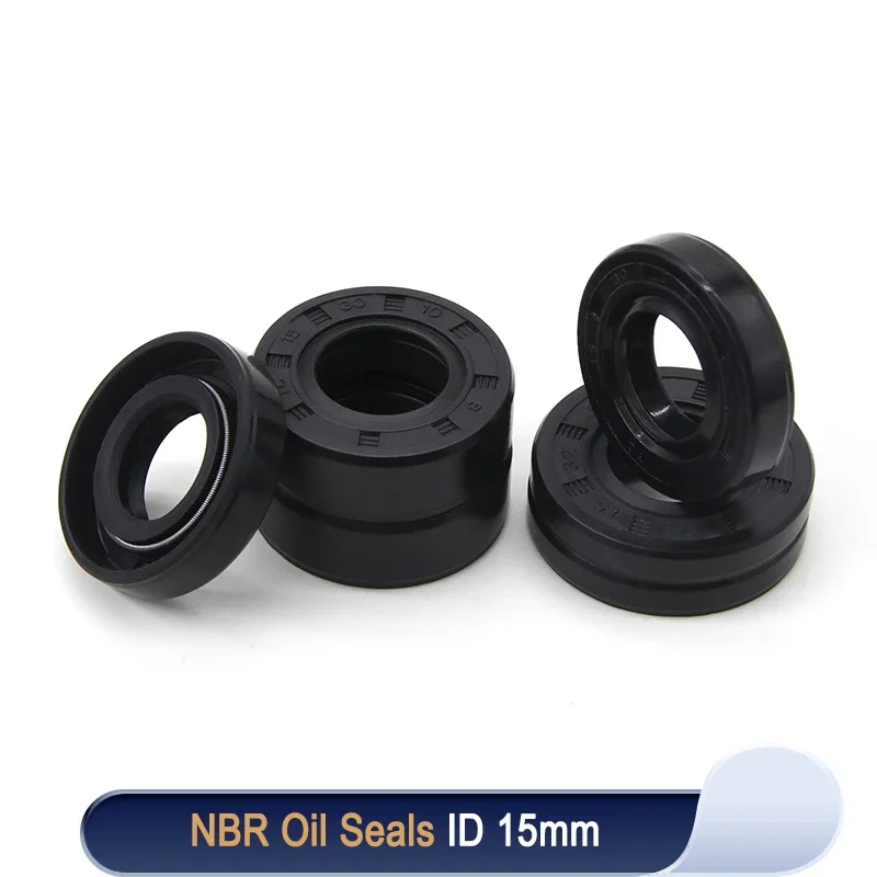 AVX Shaft Oil Seal TC15x35x7 Rubber Double Lip 15mm/35mm/7mm Metric - Foto 2