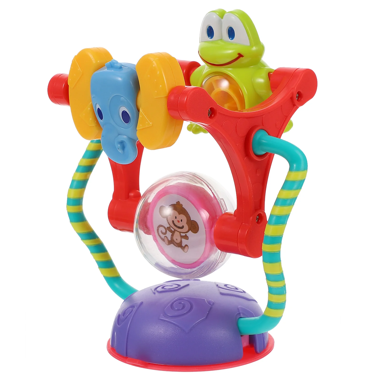 

1pcs Children’s Toys For Toddlers Suction Cup High Chair Elephant Ferris Wheel Developmental Tray for Kids Toddler