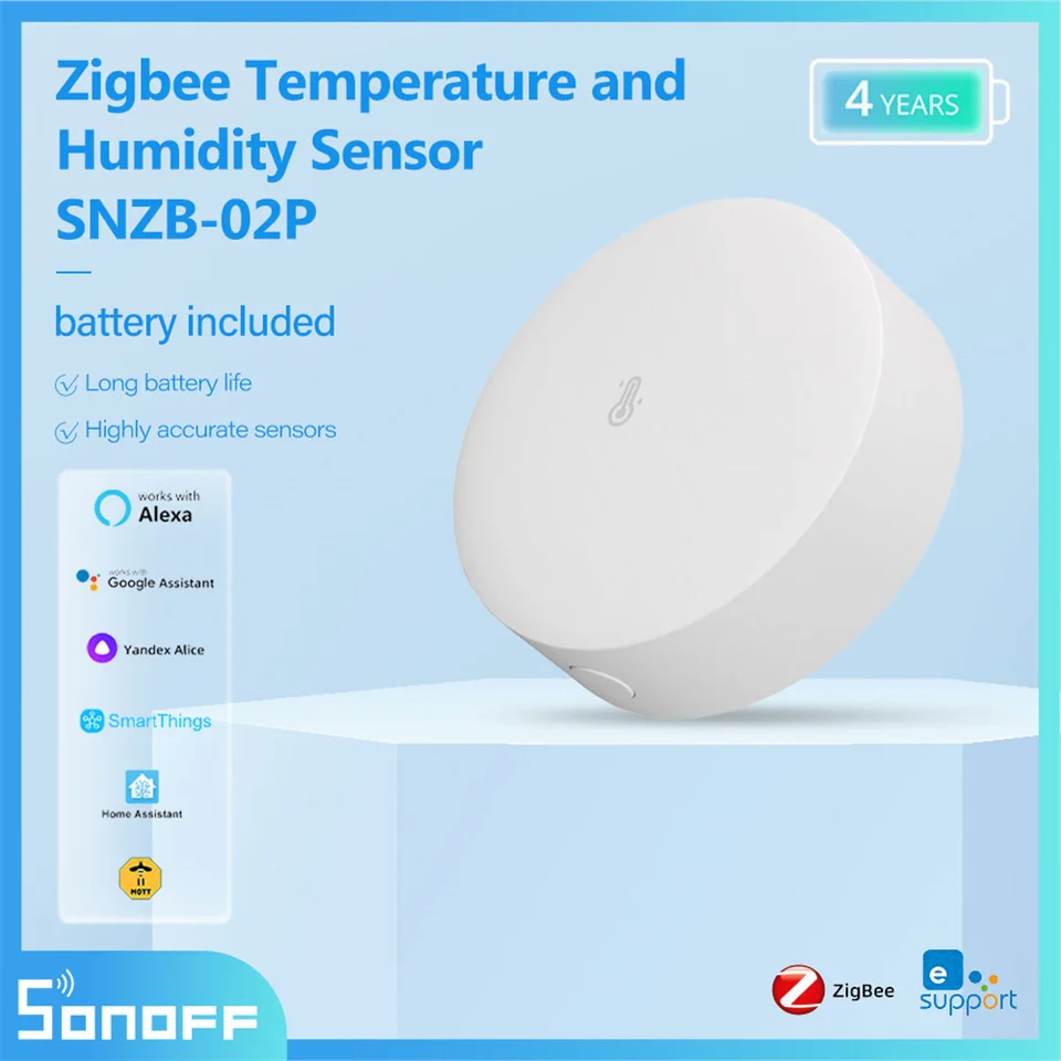 SONOFF Sensore Temperatura E Umidità ZigBee 3.0 - Monitoraggio Remoto E Automazione Casa, Richiede Hub, Compatibile Con Alexa/Google - Foto 5