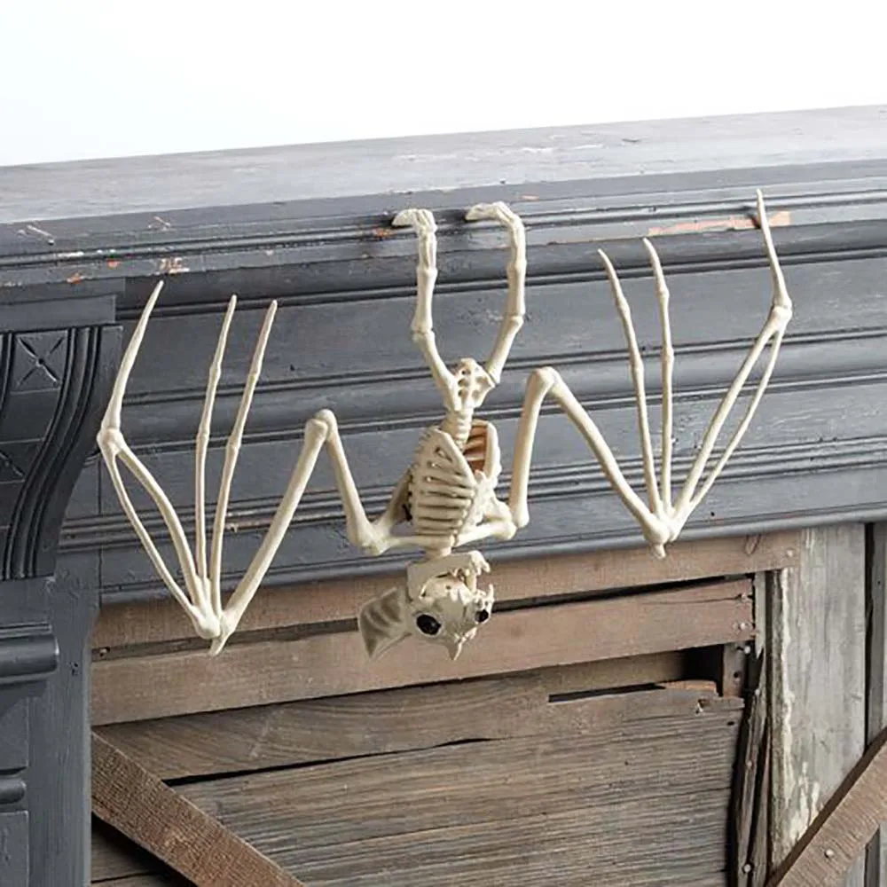 1/2 stücke Halloween Schädel Fledermaus Skelett Menschliche Form Knochen Halloween Party Versorgung Hause Garten Dekoration Spukhaus Horror Requisiten – Detail 5