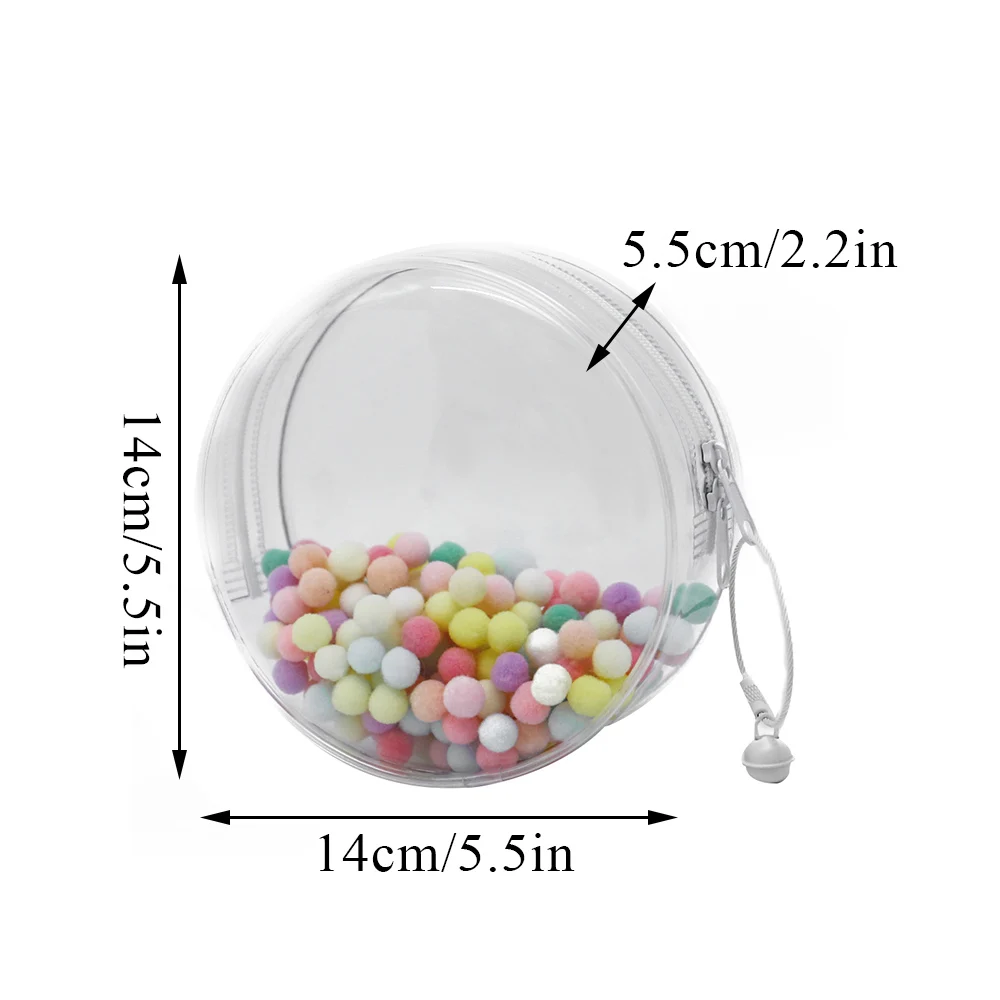Toy Storage Case Circular Storage Case For 10cm Doll Display Box PVC Plush Doll