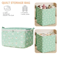 Pouch Storage Bag Organizer Foldable with Zipper Wardrobe Clothing Moving Luggage Bag Large Capacity Cabinet Wardrobe Organizer 2