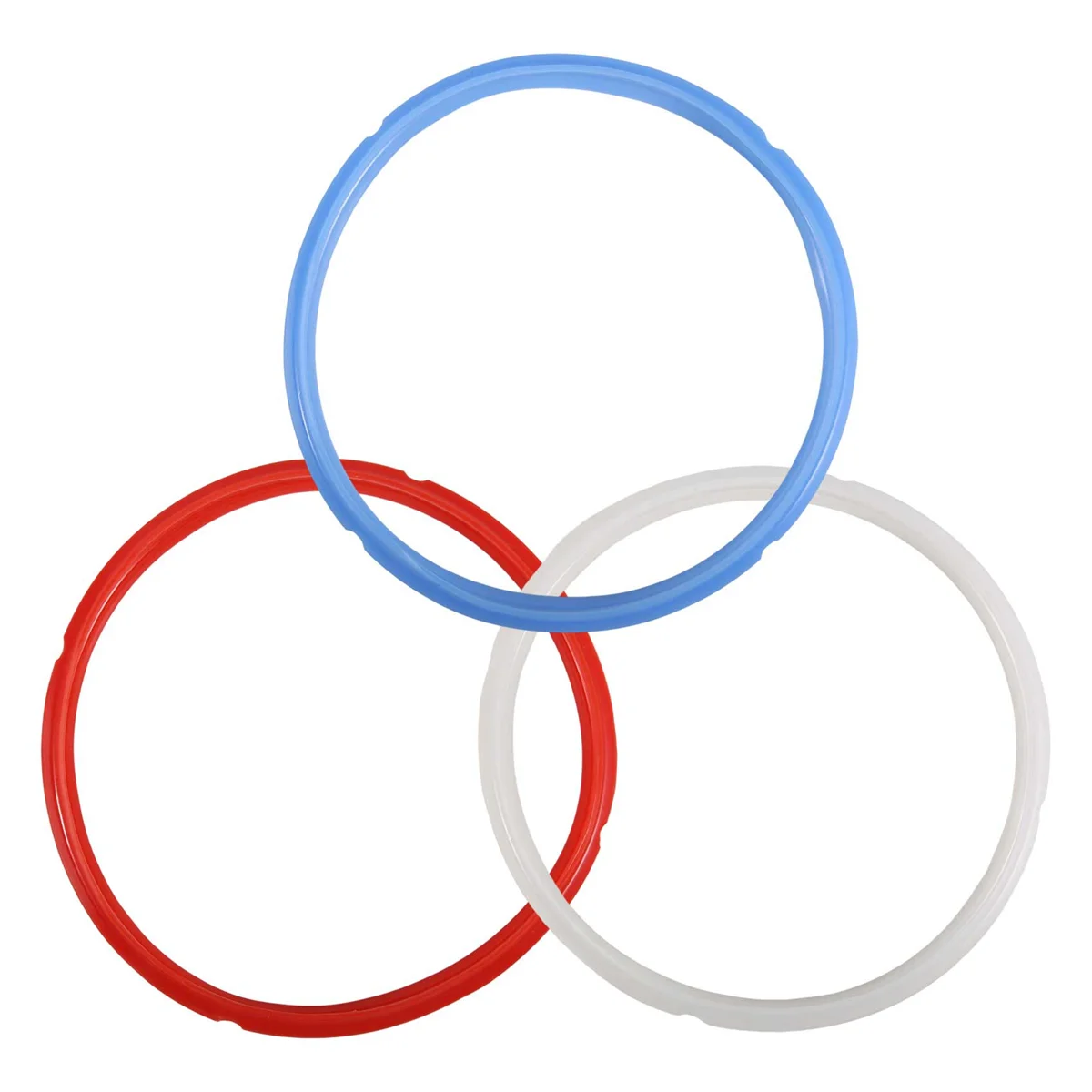 3 Pack Sealing Rings for Ninja Foodi 8 Quart Silicone Gasket Accessories Rubber Sealer Replacement for Air Fryer HOT